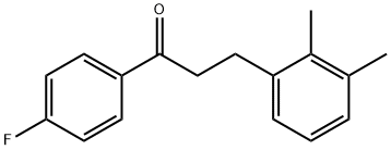 3-(2,3-DIMETHYLPHENYL)-4'-FLUOROPROPIOPHENONE Structure