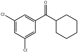 CYCLOHEXYL 3,5-DICHLOROPHENYL KETONE Structure