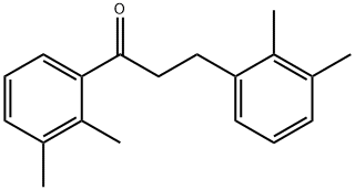 2',3'-DIMETHYL-3-(2,3-DIMETHYLPHENYL)PROPIOPHENONE 구조식 이미지