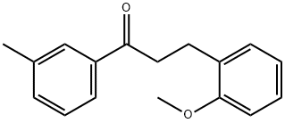 3-(2-METHOXYPHENYL)-3'-METHYLPROPIOPHENONE Structure