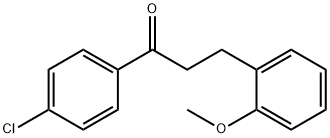 4'-CHLORO-3-(2-METHOXYPHENYL)PROPIOPHENONE 구조식 이미지