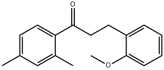 2',4'-DIMETHYL-3-(2-METHOXYPHENYL)PROPIOPHENONE Structure