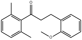 2',6'-DIMETHYL-3-(2-METHOXYPHENYL)PROPIOPHENONE 구조식 이미지