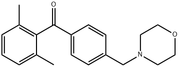 2,6-DIMETHYL-4'-MORPHOLINOMETHYL BENZOPHENONE Structure