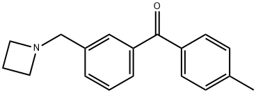 3-AZETIDINOMETHYL-4'-METHYLBENZOPHENONE Structure