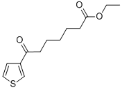 ETHYL 7-OXO-7-(3-THIENYL)HEPTANOATE 구조식 이미지