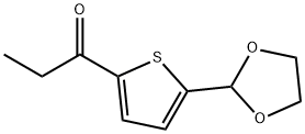 5-(1,3-DIOXOLAN-2-YL)-2-THIENYL ETHYL KETONE 구조식 이미지