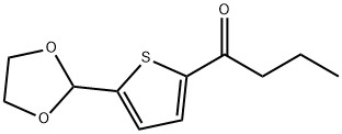 5-(1,3-DIOXOLAN-2-YL)-2-THIENYL PROPYL KETONE 구조식 이미지