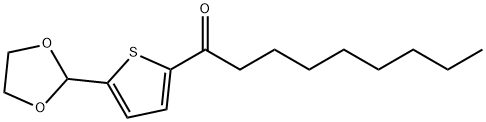 5-(1,3-DIOXOLAN-2-YL)-2-THIENYL OCTYL KETONE Structure