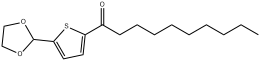 5-(1,3-DIOXOLAN-2-YL)-2-THIENYL NONYL KETONE Structure