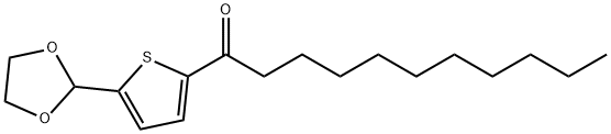 DECYL 5-(1,3-DIOXOLAN-2-YL)-2-THIENYL KETONE Structure