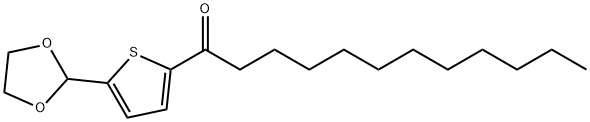 5-(1,3-DIOXOLAN-2-YL)-2-THIENYL UNDECYL KETONE 구조식 이미지