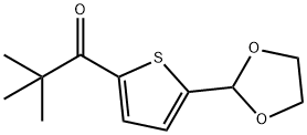 TERT-BUTYL 5-(1,3-DIOXOLAN-2-YL)-2-THIENYL KETONE Structure