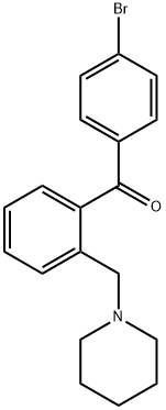 4'-BROMO-2-PIPERIDINOMETHYL BENZOPHENONE Structure