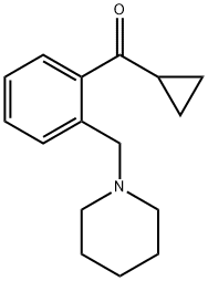 CYCLOPROPYL 2-(PIPERIDINOMETHYL)PHENYL KETONE 구조식 이미지