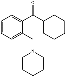 CYCLOHEXYL 2-(PIPERIDINOMETHYL)PHENYL KETONE 구조식 이미지