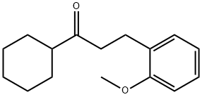 CYCLOHEXYL 2-(2-METHOXYPHENYL)ETHYL KETONE 구조식 이미지