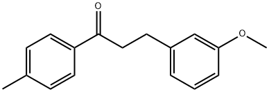 3-(3-METHOXYPHENYL)-4'-METHYLPROPIOPHENONE Structure