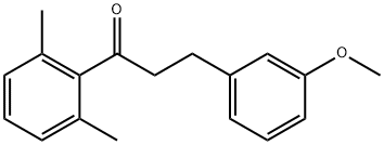 2',6'-DIMETHYL-3-(3-METHOXYPHENYL)PROPIOPHENONE Structure