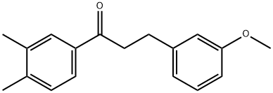 3',4'-DIMETHYL-3-(3-METHOXYPHENYL)PROPIOPHENONE Structure