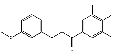 3-(3-METHOXYPHENYL)-3',4',5'-TRIFLUOROPROPIOPHENONE Structure