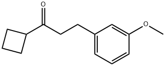 CYCLOBUTYL 2-(3-METHOXYPHENYL)ETHYL KETONE Structure