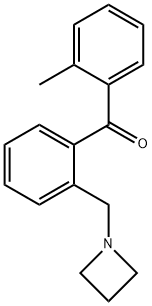2-AZETIDINOMETHYL-2'-METHYLBENZOPHENONE Structure