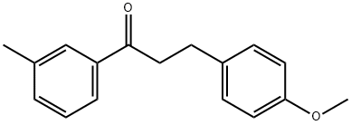 3-(4-METHOXYPHENYL)-3'-METHYLPROPIOPHENONE 구조식 이미지