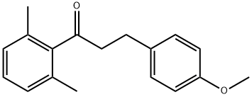 2',6'-DIMETHYL-3-(4-METHOXYPHENYL)PROPIOPHENONE 구조식 이미지