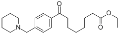 ETHYL 8-OXO-8-[4-(PIPERIDINOMETHYL)PHENYL]OCTANOATE Structure