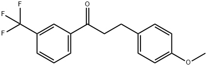 3-(4-METHOXYPHENYL)-3'-TRIFLUOROMETHYLPROPIOPHENONE Structure