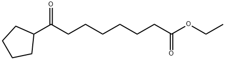 ETHYL 8-CYCLOPENTYL-8-OXOOCTANOATE 구조식 이미지