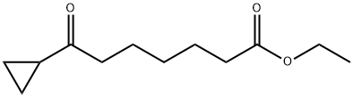 ETHYL 7-CYCLOPROPYL-7-OXOHEPTANOATE Structure