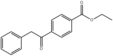 ETHYL 4-(1-OXO-2-PHENYLETHYL)BENZOATE Structure