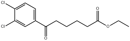 ETHYL 6-(3,4-DICHLOROPHENYL)-6-OXOHEXANOATE Structure