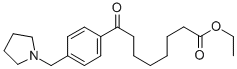 ETHYL 8-OXO-8-[(4-PYRROLIDINOMTHYL)PHENYL]OCTANOATE 구조식 이미지