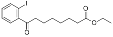 ETHYL 8-(2-IODOPHENYL)-8-OXOOCTANOATE Structure