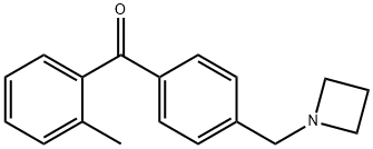 4'-AZETIDINOMETHYL-2-METHYLBENZOPHENONE Structure