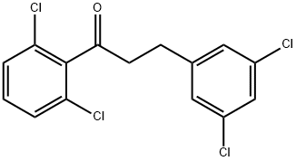 3-(3,5-DICHLOROPHENYL)-2',6'-DICHLOROPROPIOPHENONE Structure