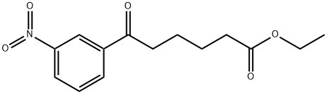 ETHYL 6-(3-NITROPHENYL)-6-OXOHEXANOATE Structure