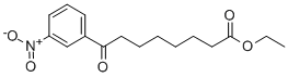 ETHYL 8-(3-NITROPHENYL)-8-OXOOCTANOATE 구조식 이미지