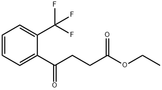 ETHYL 4-OXO-4-(2-TRIFLUOROMETHYLPHENYL)BUTYRATE Structure