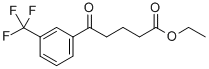 ETHYL 5-OXO-5-(3-TRIFLUOROMETHYLPHENYL)VALERATE 구조식 이미지