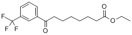 ETHYL 8-OXO-8-(3-TRIFLUOROMETHYLPHENYL)OCTANOATE 구조식 이미지