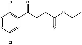 ETHYL 4-(2,5-DICHLOROPHENYL)-4-OXOBUTYRATE Structure