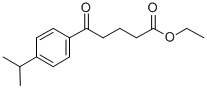 ETHYL 5-(4-ISOPROPYLPHENYL)-5-OXOVALERATE 구조식 이미지