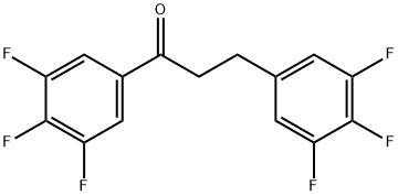 3',4',5'-TRIFLUORO-3-(3,4,5-TRIFLUOROPHENYL)PROPIOPHENONE Structure