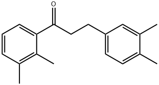 2',3'-DIMETHYL-3-(3,4-DIMETHYLPHENYL)PROPIOPHENONE Structure