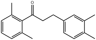 2',6'-DIMETHYL-3-(3,4-DIMETHYLPHENYL)PROPIOPHENONE Structure