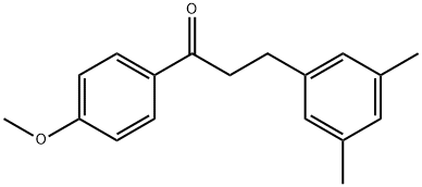 3-(3,5-DIMETHYLPHENYL)-4'-METHOXYPROPIOPHENONE Structure